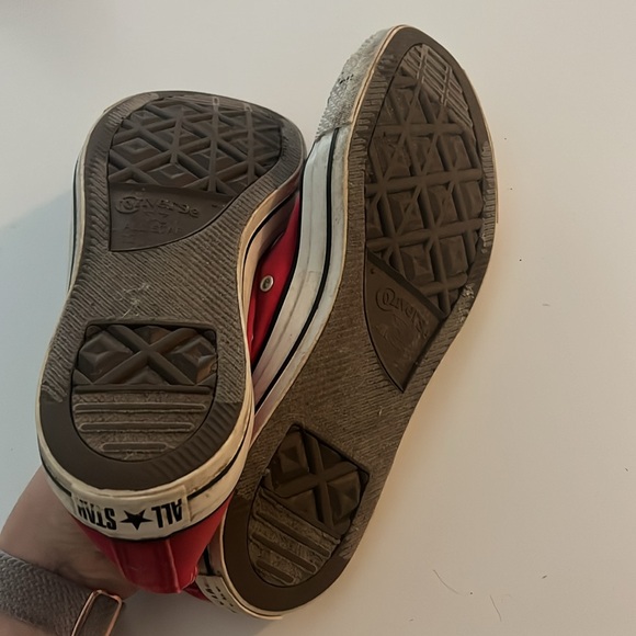 Red converse all star sneakers size 12 - Picture 5 of 10
